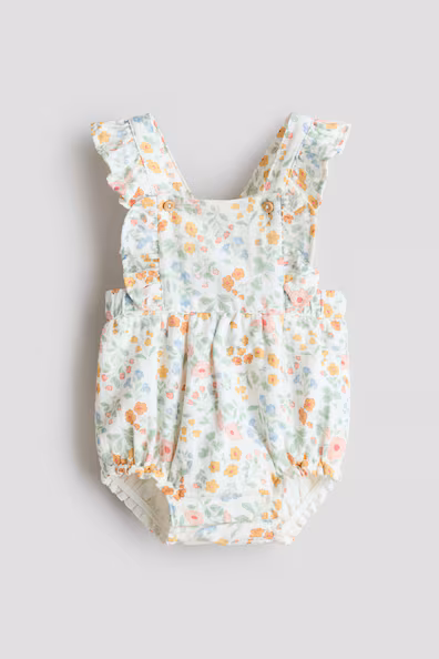 Джинсовые шорты-комбинезон из хлопка- Заказать в России