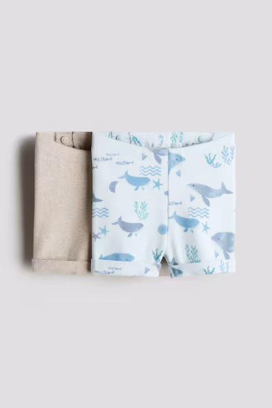 Набор из 2 шортов из хлопкового джерси- Заказать в России