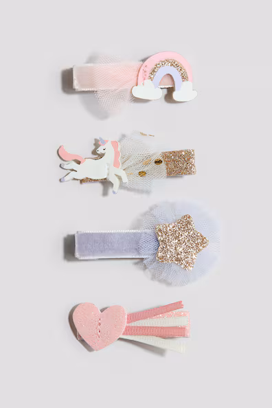 Набор из 4 заколок для волос- Заказать в России