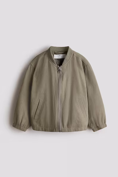 Бомбер из смесового льна- Заказать в России