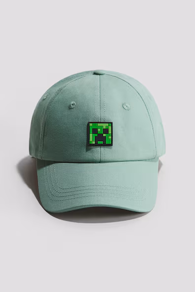 Бейсболка с принтом из хлопковой ткани- Заказать в России