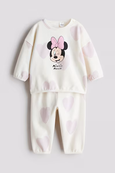 Комплект из 2 предметов с принтом из мольтона- Заказать в России