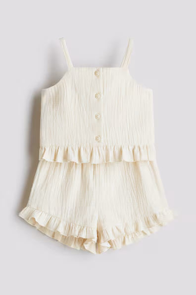 Комплект из 2 предметов из муслинового хлопка- Заказать в России