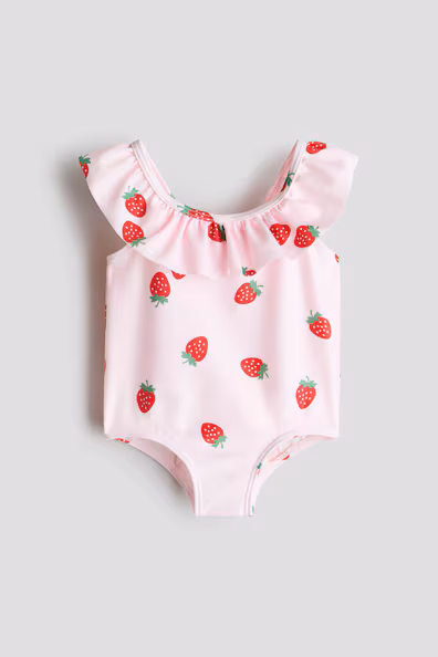 Купальник с оборкой- Заказать в России