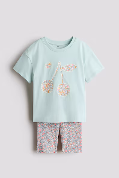 Набор из 2 предметов из хлопкового джерси- Заказать в России