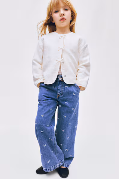 Джинсы paper bag wide leg- Заказать в России