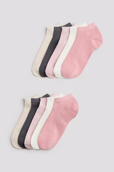 Набор из 10 пар носков до щиколотки- Заказать в России