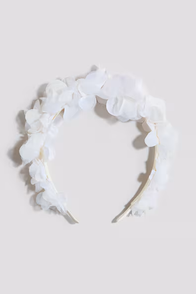 Ободок с цветочными аппликациями- Заказать в России