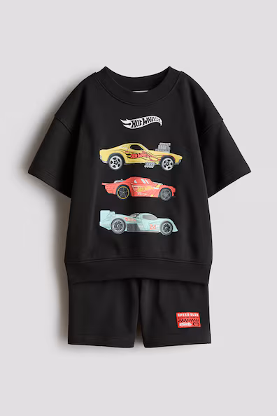 Комплект из 2 предметов с принтом на мягкой ткани- Заказать в России