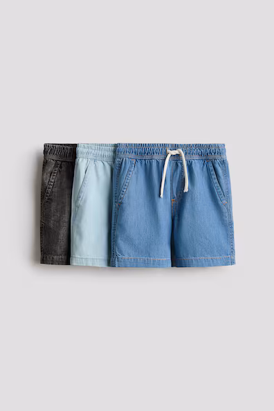 Набор из 3 джинсовых шорт