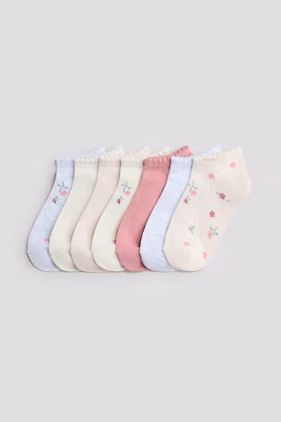 Набор из 7 пар носков до щиколотки- Заказать в России