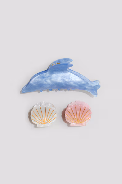 Набор из 3 блестящих заколок для волос- Заказать в России