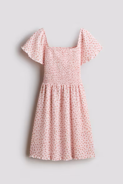 Платье с талией из собранных смоков- Заказать в России