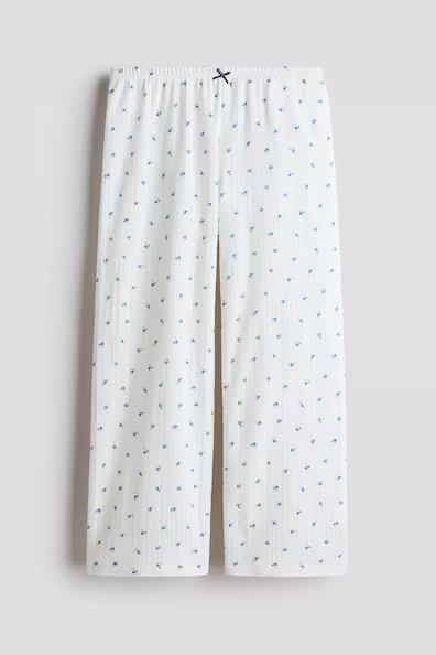 Брюки-пижама в рубчик- Заказать в России