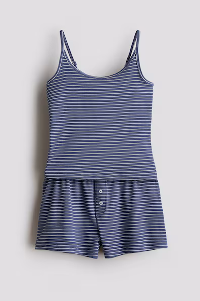 Клетчатая пижама из хлопка