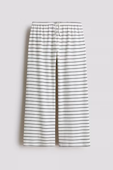 Клетчатые пижамные брюки из хлопка- Заказать в России