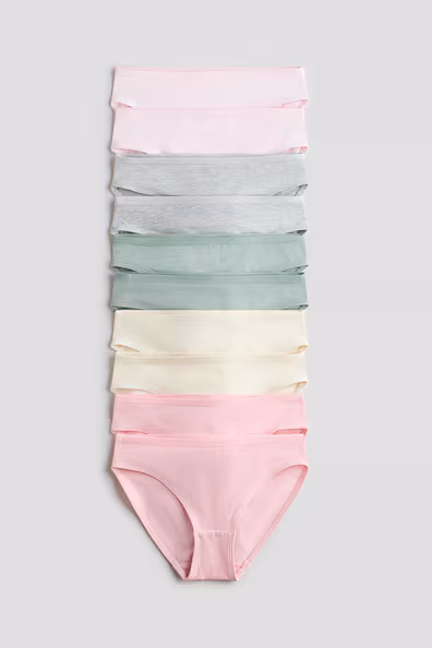 Пачка из 10 трусиков из хлопка- Заказать в России