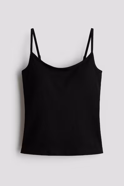 Топ на подкладке с лямками