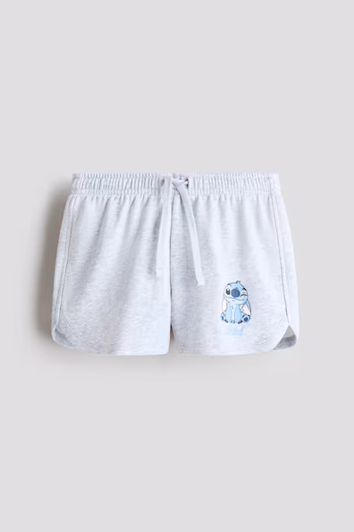 Шорты из трикотажа с узором