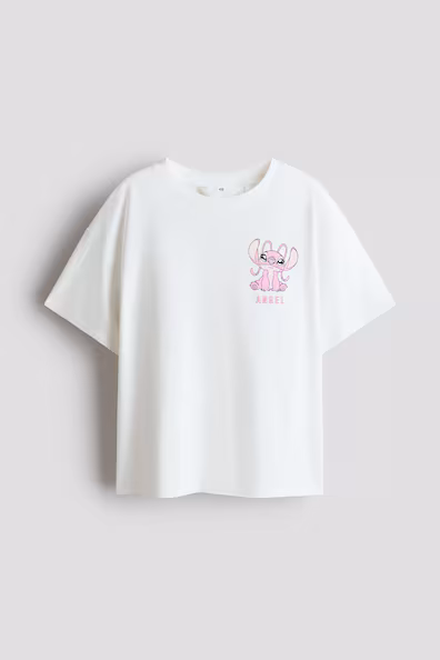 Футболка с принтом из хлопка- Заказать в России