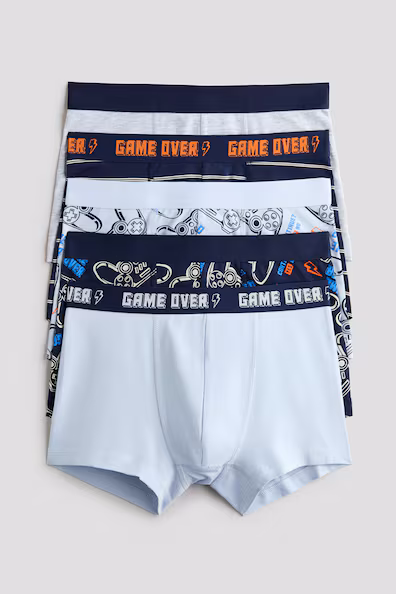 Набор из 5 боксеров- Заказать в России