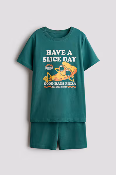 Пижама из хлопкового джерси