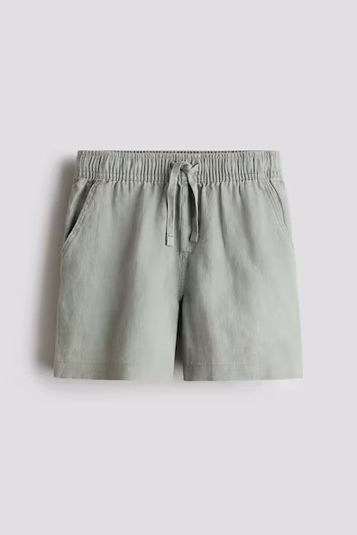 Шорты из льна