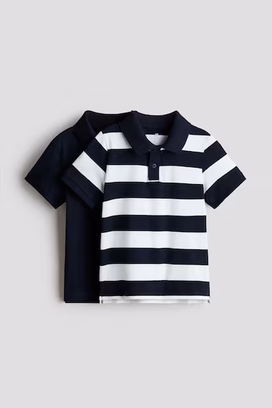 Набор из 2 поло из хлопка- Заказать в России