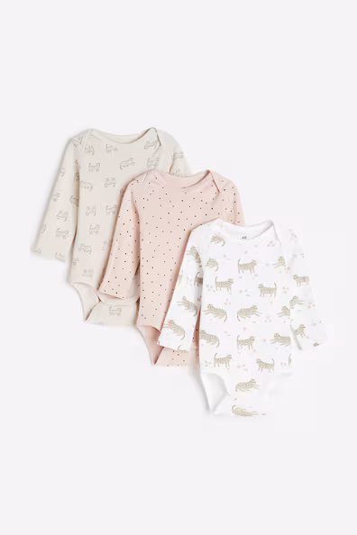 Пакет из 3 комбинезонов с длинными рукавами