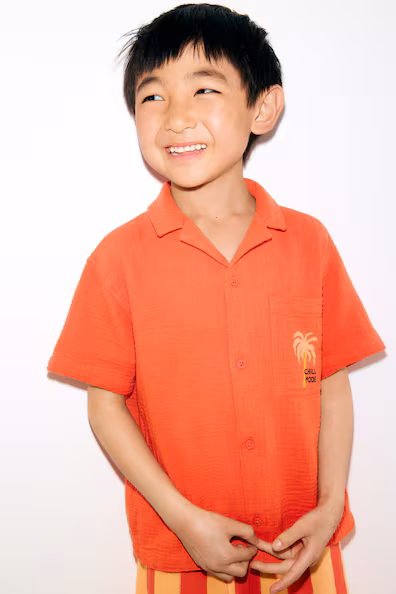 Рубашка-курорт из хлопковой муселина- Заказать в России