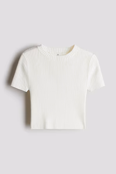 Свитер в рубчик из мягкой ткани- Заказать в России