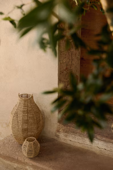 Экстра крупный светильник из морской травы