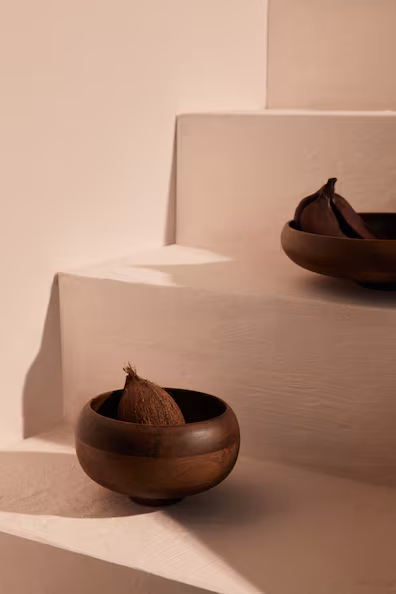 Миска из дерева мангового дерева