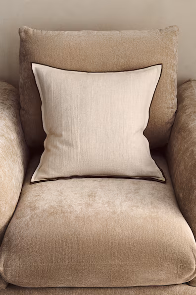 Подушка-чехол из смеси льна- Заказать в России