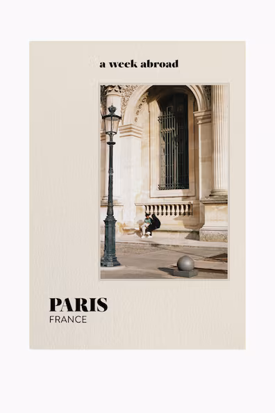 Неделя за границей: париж- Заказать в России