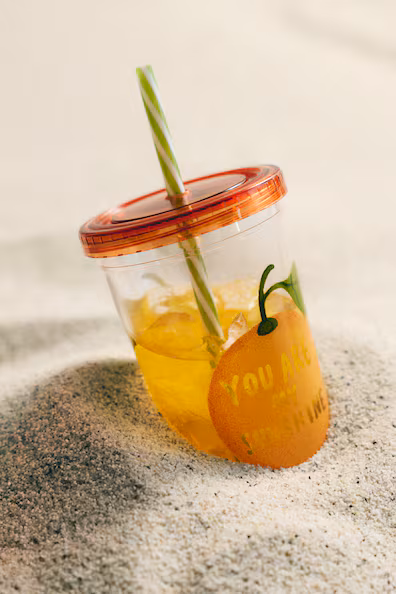 Детская пластиковая кружка с крышкой и трубочкой- Заказать в России