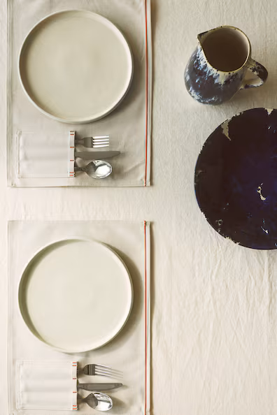 Набор из 4-х индивидуальных скатертей с карманом