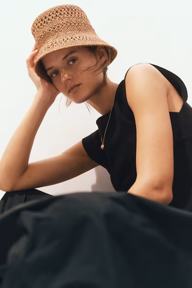 Ручная плетеная соломенная шляпа- Заказать в России