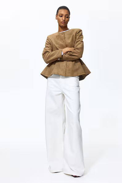 Пальто баска без воротника- Заказать в России