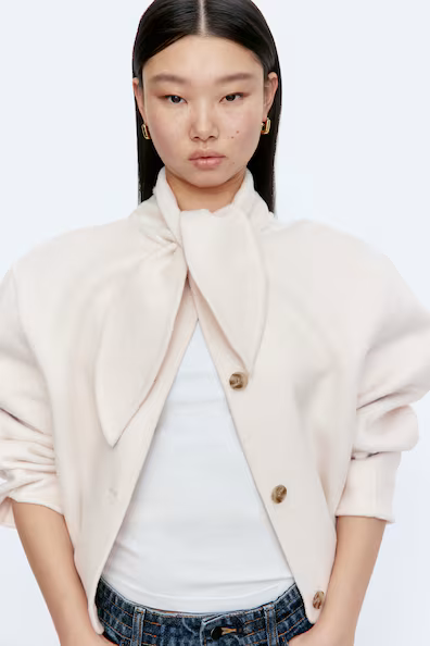 Пальто ручной работы из шерстяной смеси- Заказать в России