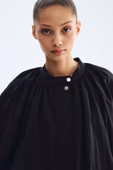 Пиджак из модала с воздушными рукавами- Заказать в России