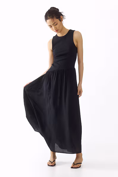 Платье с расклешенной юбкой