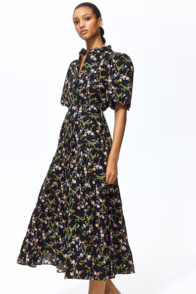 Длинное платье из хлопка- Заказать в России