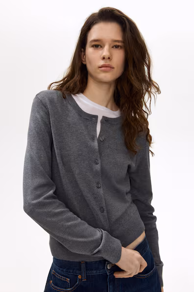 Кардиган из тонкого трикотажа- Заказать в России