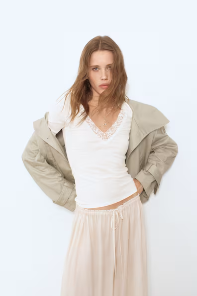 Рубчик свитер с вырезом лодочкой- Заказать в России