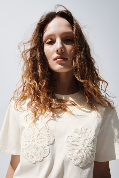 Футболка с аппликациями- Заказать в России