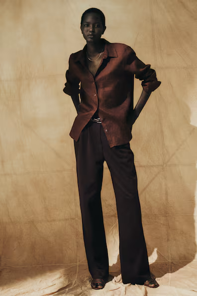 Рубашка из льна- Заказать в России