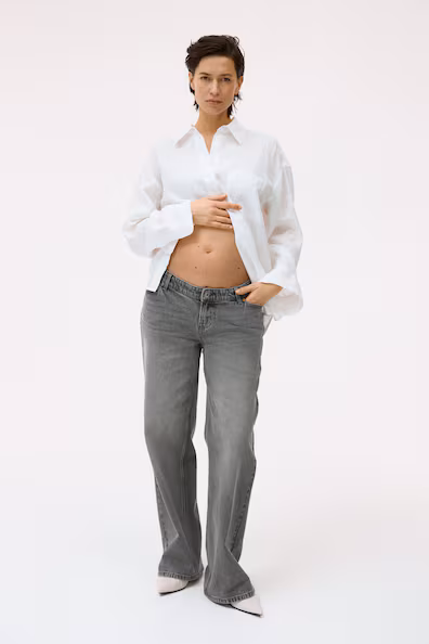 H&M MAMA широкие джинсы LOW