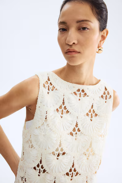 H&M Топ с открытой спиной в стиле крючок