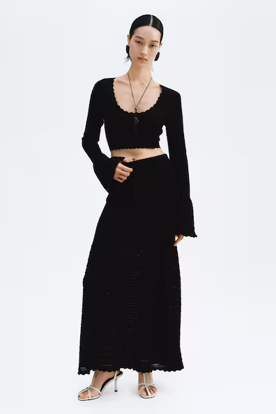 H&M Свитер из ткани с текстурой